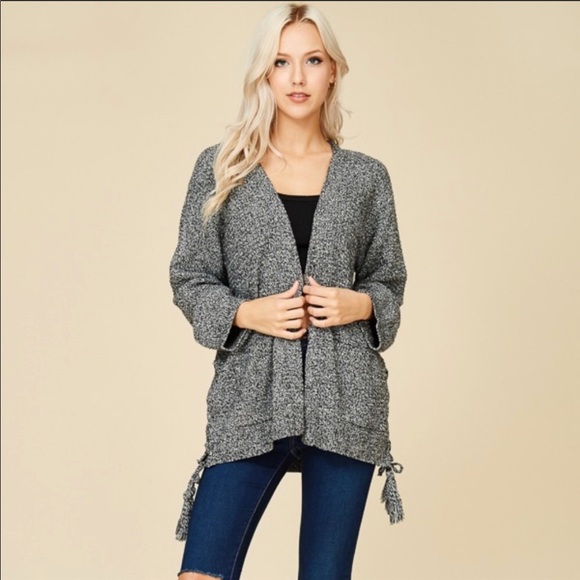 Sweaters - Boyfriend Open Cardigan